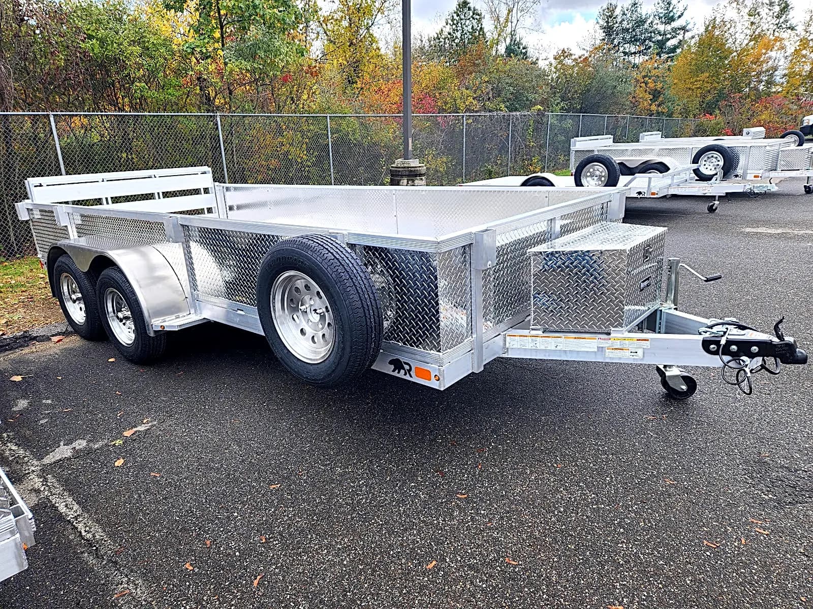 Real Rugged build: 6.5' x 16' Tandem — Tread plate sides, Bi-fold ramp