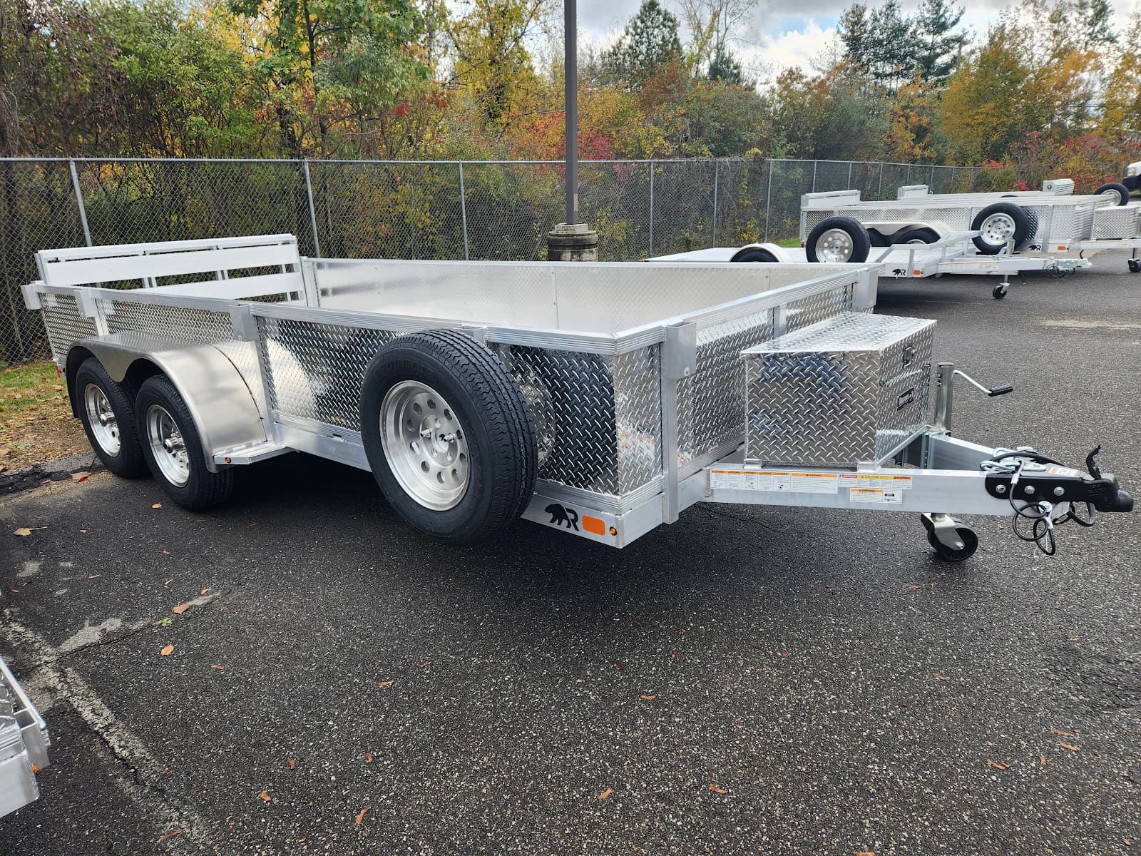 Real Rugged build: 6.5' x 16' Tandem — Tread plate sides, Bi-fold ramp