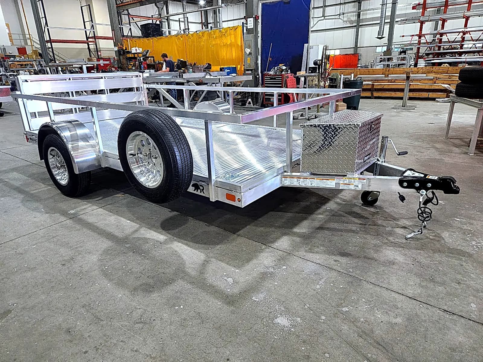 Real Rugged build: 6.5' x 12' — Perimeter rail, Bi-fold ramp