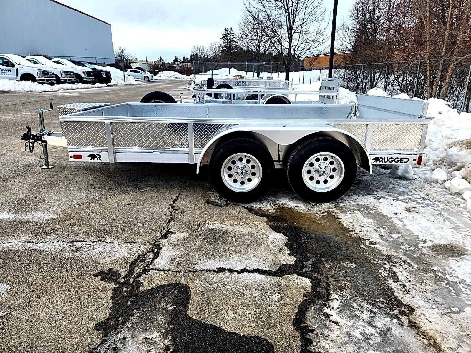 Real Rugged build: 6.5' x 12' Tandem — Perimeter rail, Tailgate
