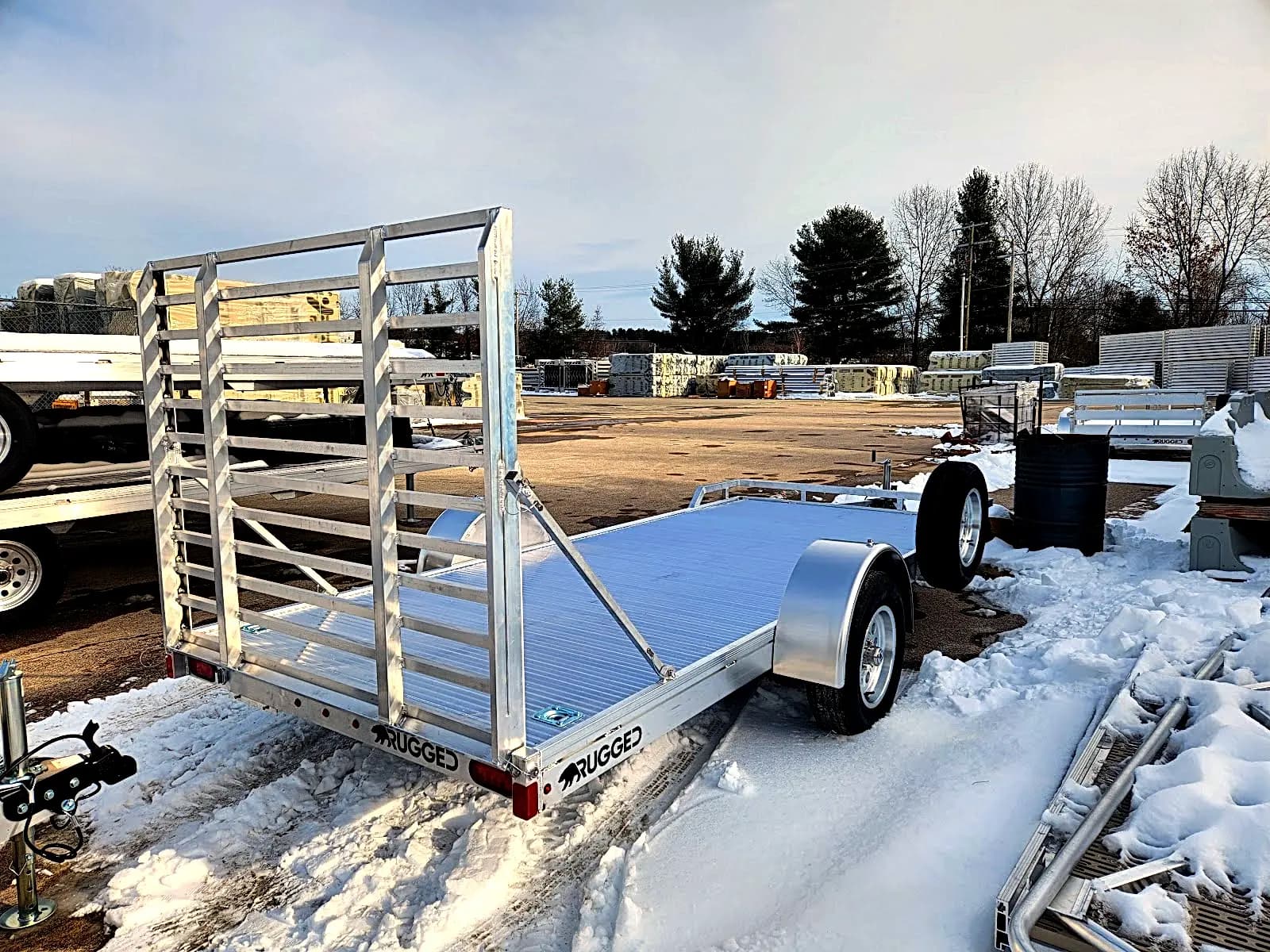 Real Rugged build: 6' x 14' — Front rail only, Air flow ramp