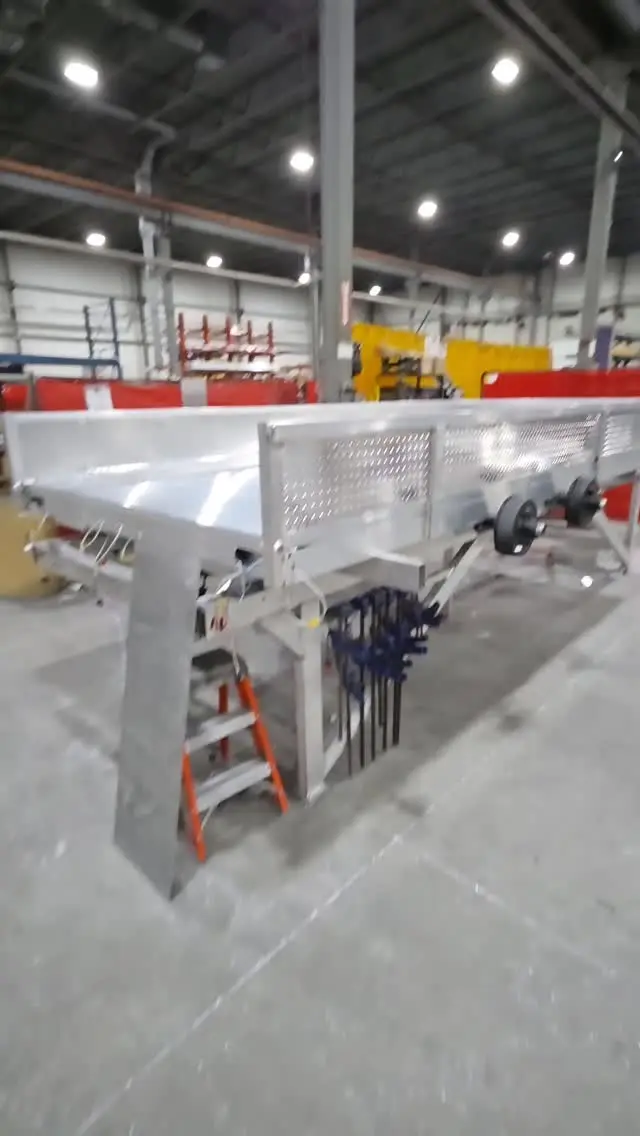 Shop floor — five builds in production walk-around video poster