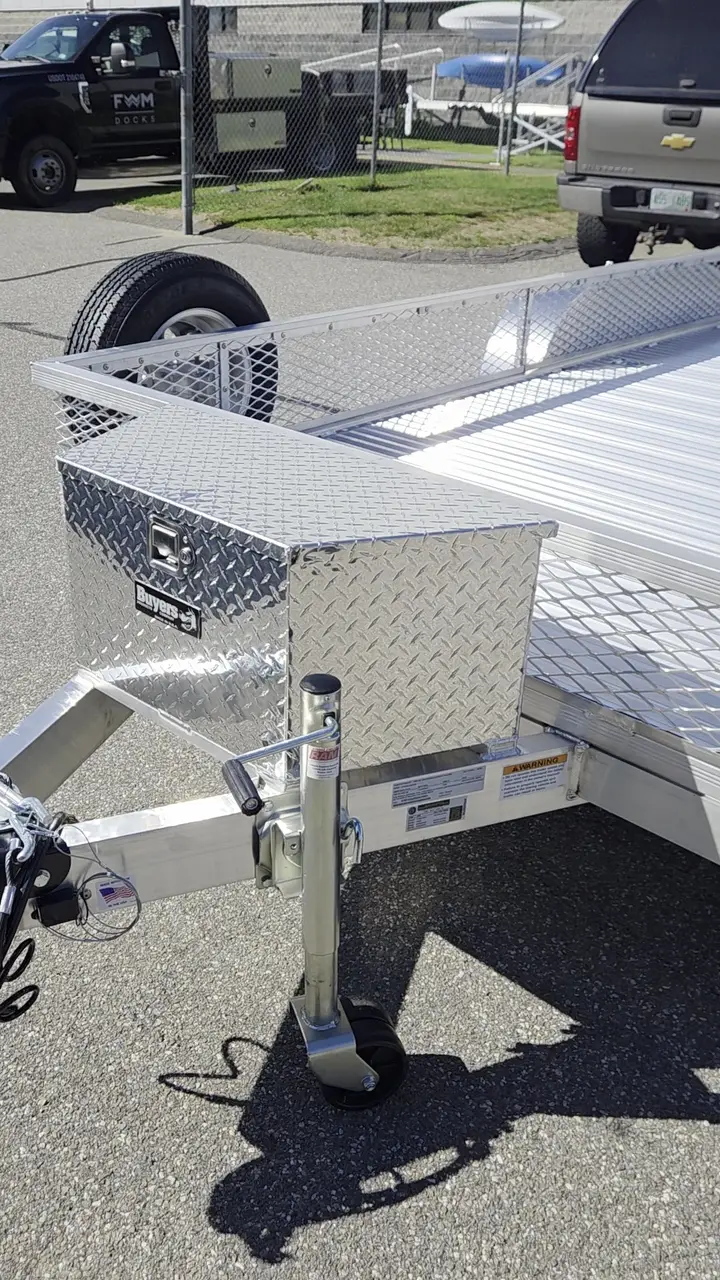 6.5x14 tandem — rail + mesh build walk-around video poster