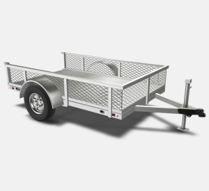 13" Rail with Expanded Metal / Mesh for 5' x 8' Trailer