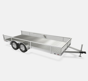 13" Rail with Expanded Metal / Mesh for 6.5' x 16' Trailer
