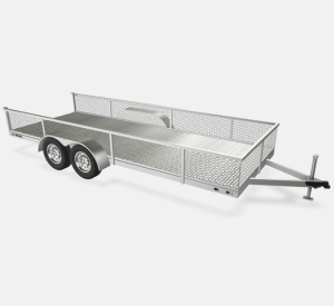 21" Rail with Expanded Metal / Mesh for 6.5' x 18' Trailer