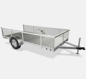 21" Rail with Expanded Metal / Mesh for 6' x 12' Trailer