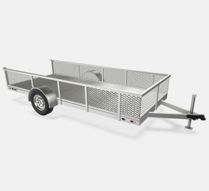 21" Rail with Expanded Metal / Mesh for 6' x 14' Trailer