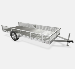 13" Rail with Expanded Metal / Mesh for 6' x 14' Trailer