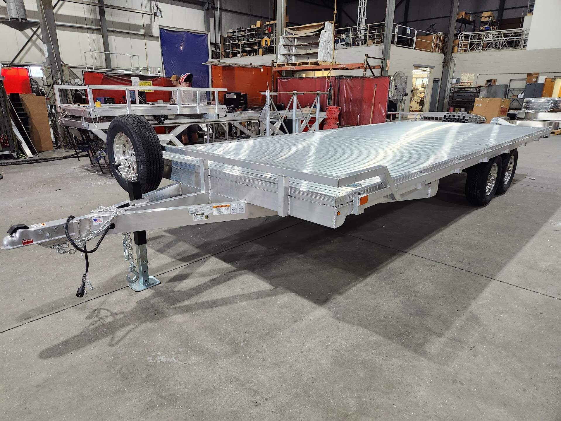 8' x 20' deckover trailer