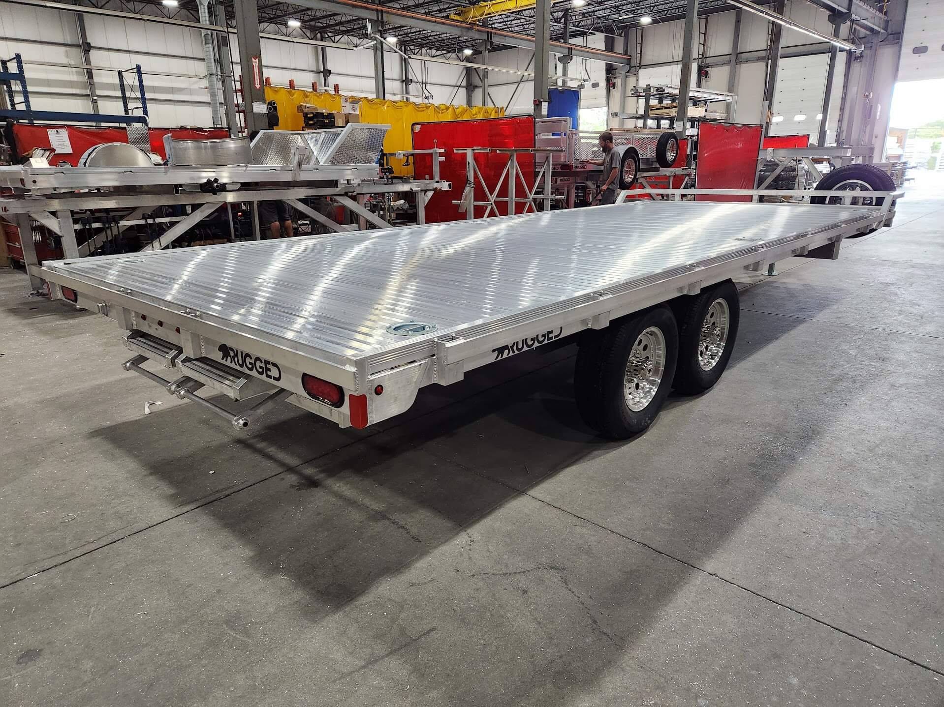 8' x 20' deckover trailer