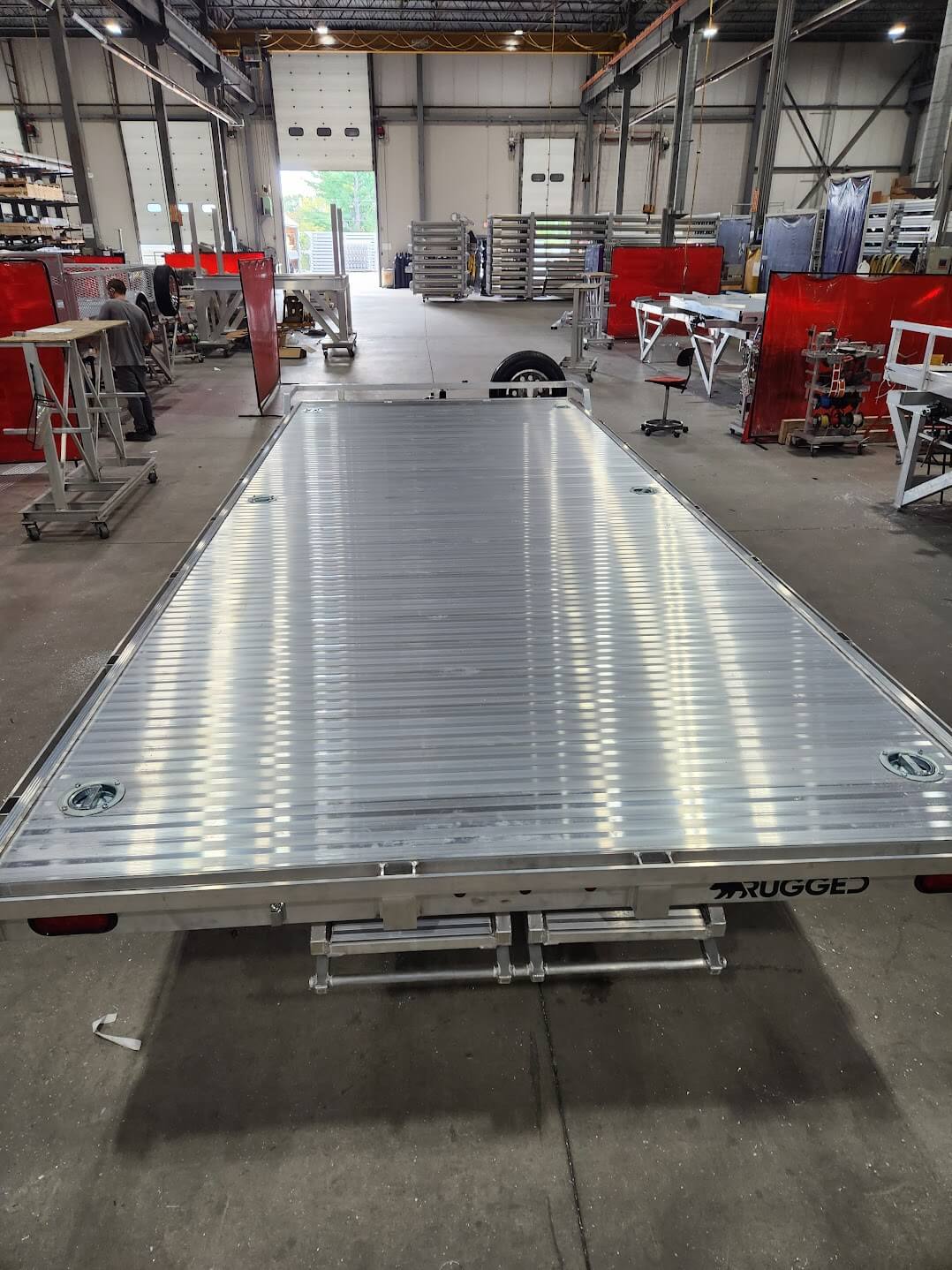 8' x 20' deckover trailer
